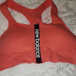 New Balance Drift Red Ribbed Top